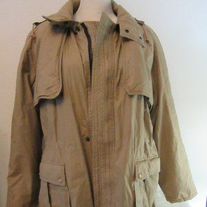 BILL BLASS / LARGE / BEIGE/ WINTER PARKA